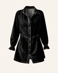 Homestead Long Sleeved Denim Shirt Dress