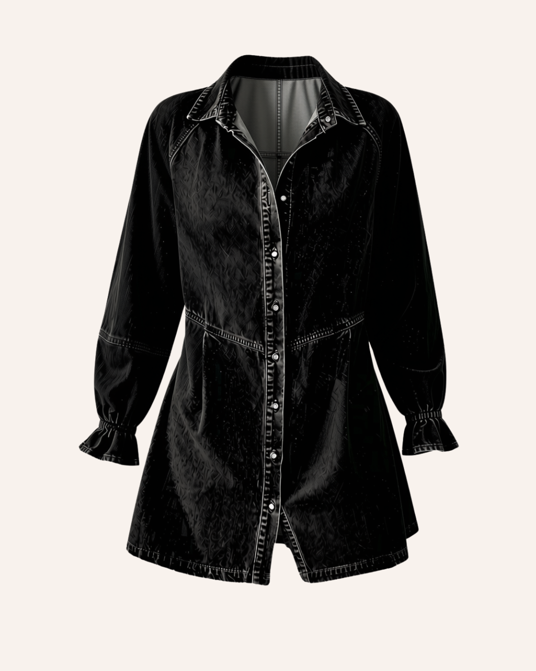 Homestead Long Sleeved Denim Shirt Dress