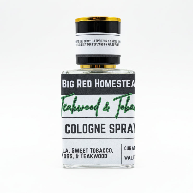 Cologne spray: Teakwood & Tobacco