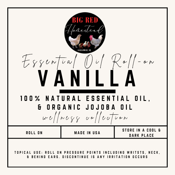 Essential oil roller- Vanilla