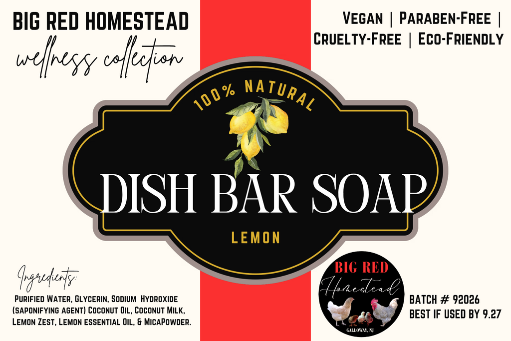 Bar dish soap - Lemon