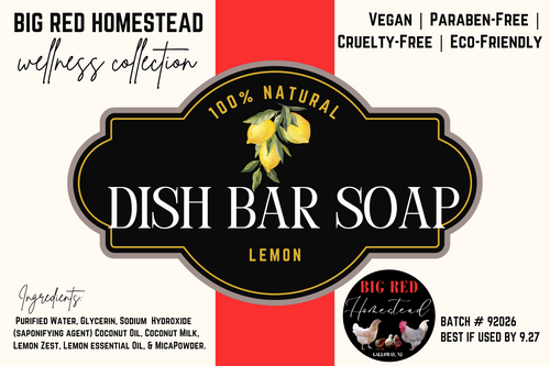 Bar dish soap - Lemon
