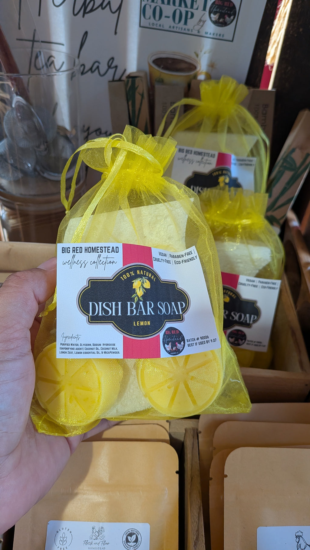 Bar dish soap - Lemon